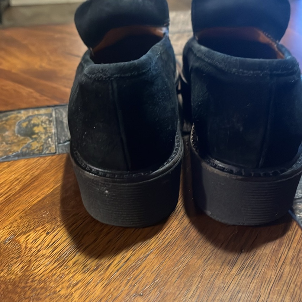 Women’s Aquatalia Black Suede Kelsey Loafers - Picture 3 of 4